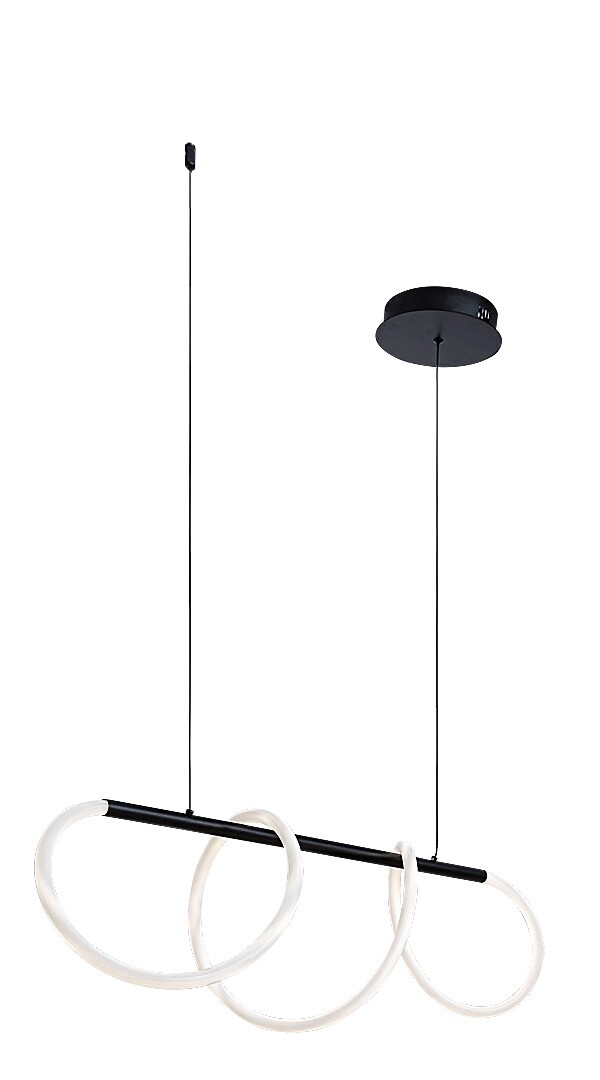 Závěsné svítidlo Montema černá LED 40W RABALUX 72269