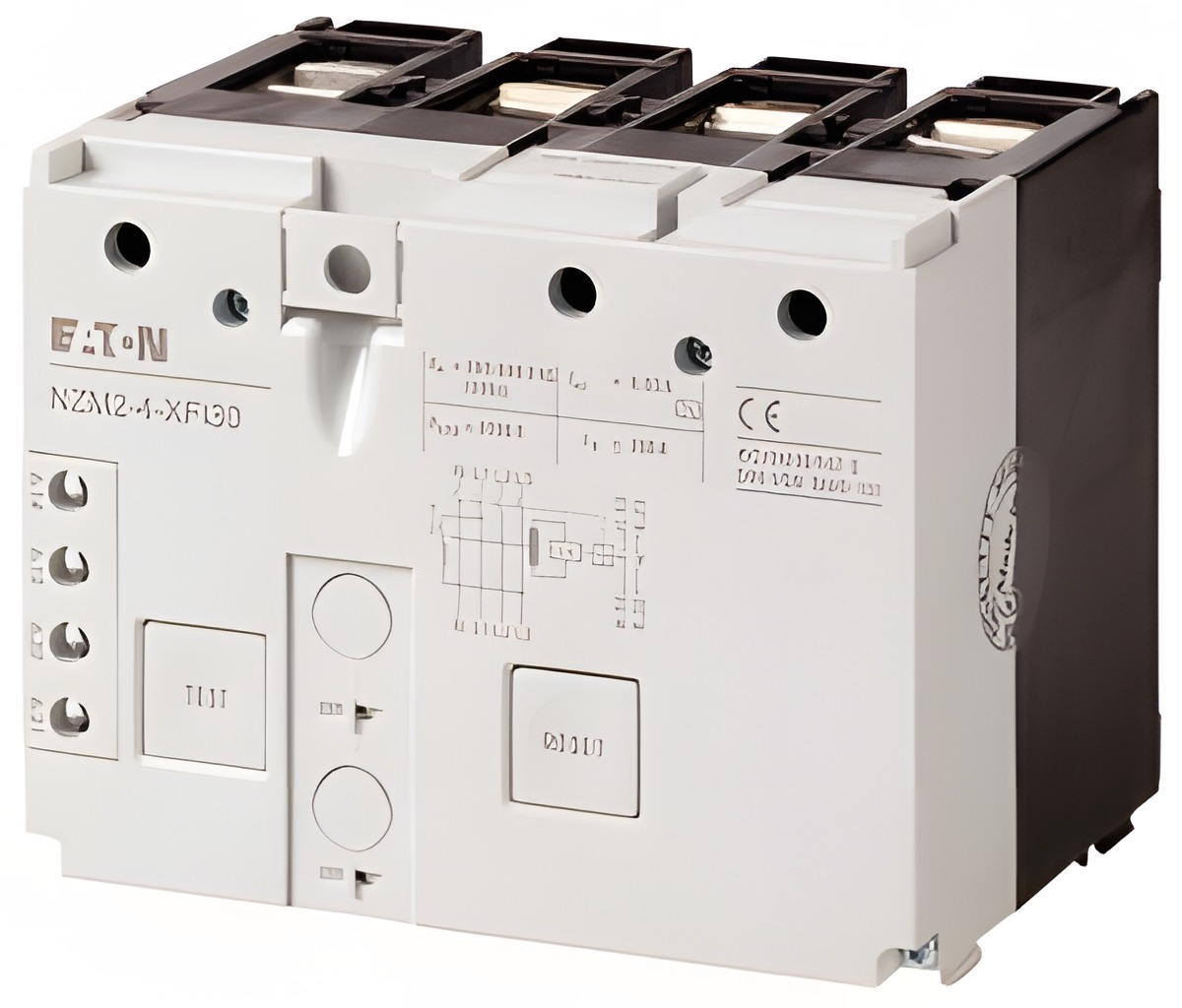 Spoušť chráničová EATON 292343 NZM2-4-XFI30,pro NZM2, 4pól, spodní montáž, In=250A, Idn=0.03A, typ A