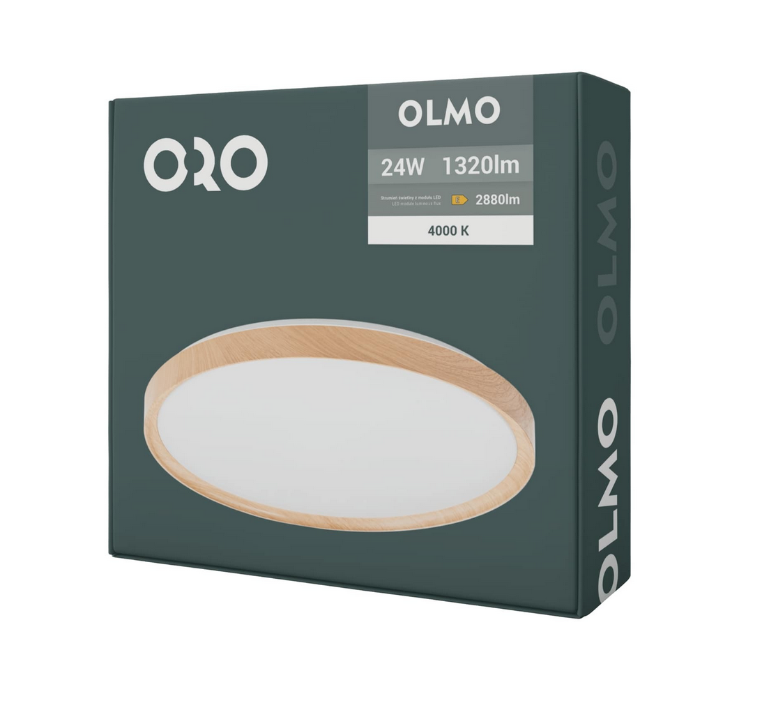 Nástěnné a stropní LED svítidlo LED-POL Olmo 24W neutrální bílá