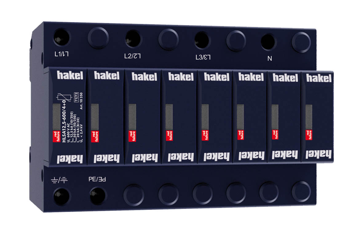 HAKEL 10350 HLSA12,5-600/4+0 SPD typ 1+2