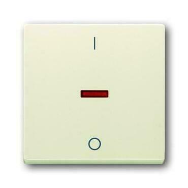 ABB 2CKA001751A2742 Kryt spínače jednoduchý, s potiskem I/0, s červeným průzorem 10-Future