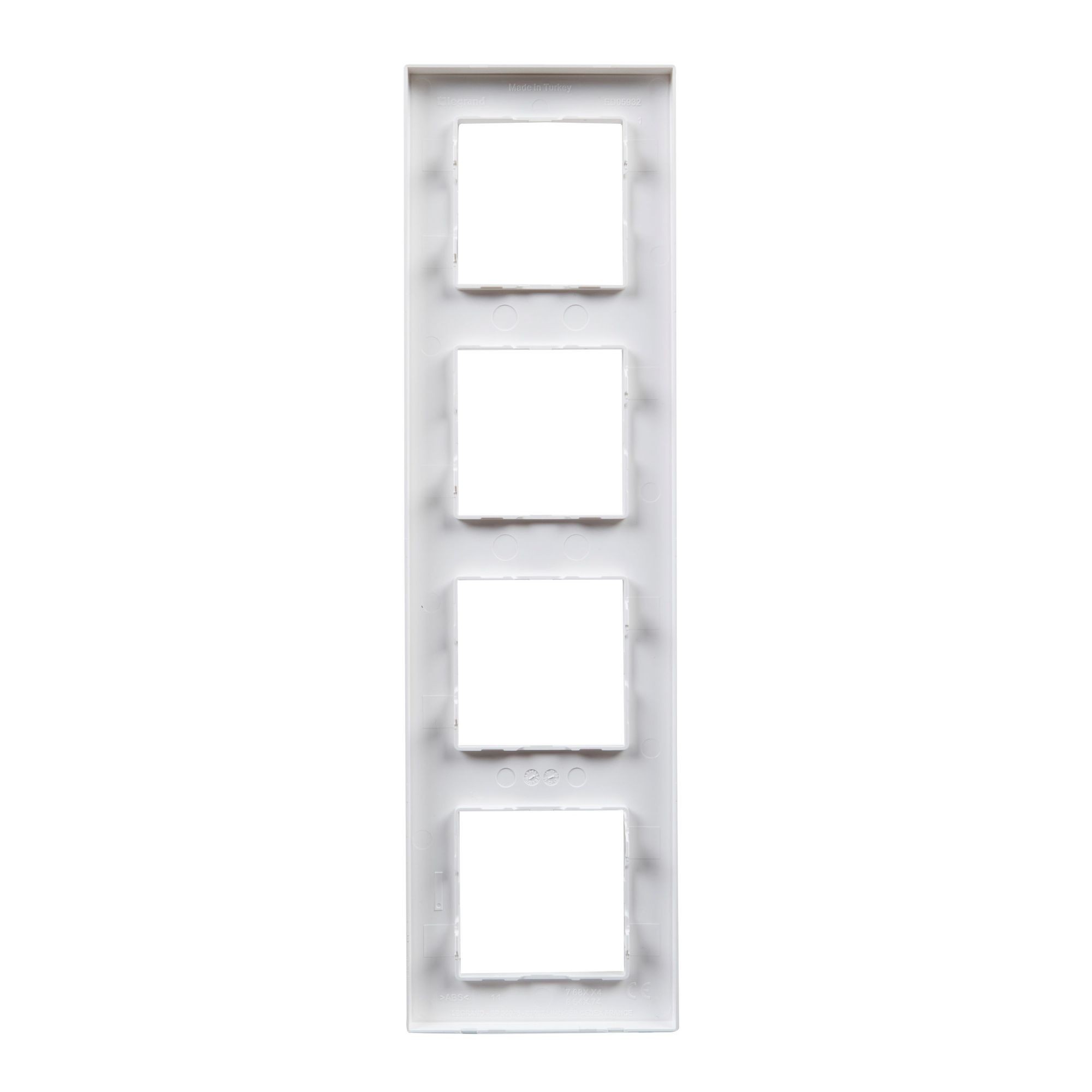Rámeček čtyřnásobný LEGRAND NILOÉ STEP 863194, bílá