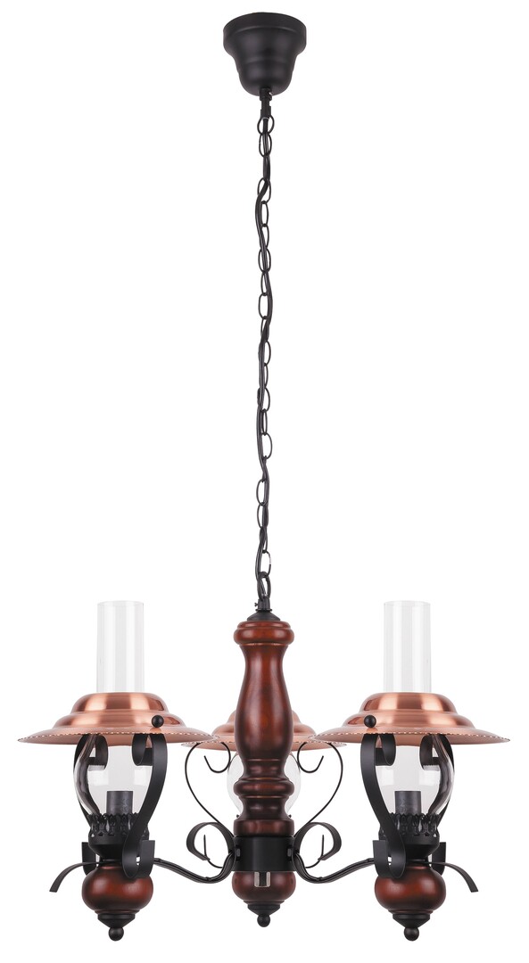 Lustr Enna černá E14 3×40W RABALUX 7860