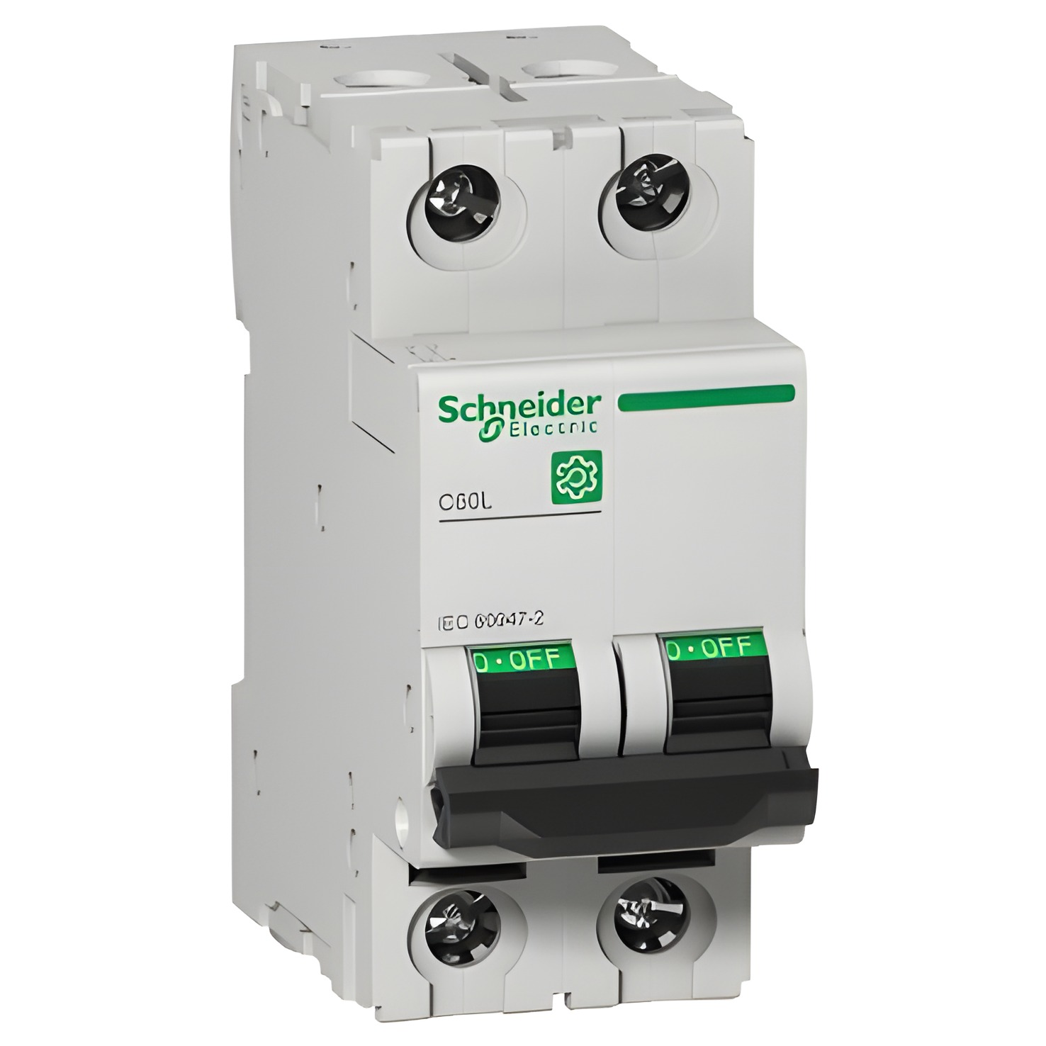 Jistič dvoupolový SCHNEIDER M9F17210 MULTI9 C60L 2P 10A C 25kA OEM