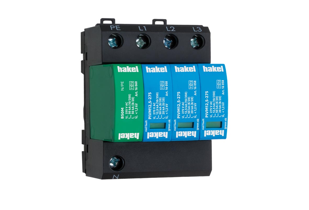 HAKEL 16054 PIVM12,5-275/3+1 Vseries SPD typ 1+2
