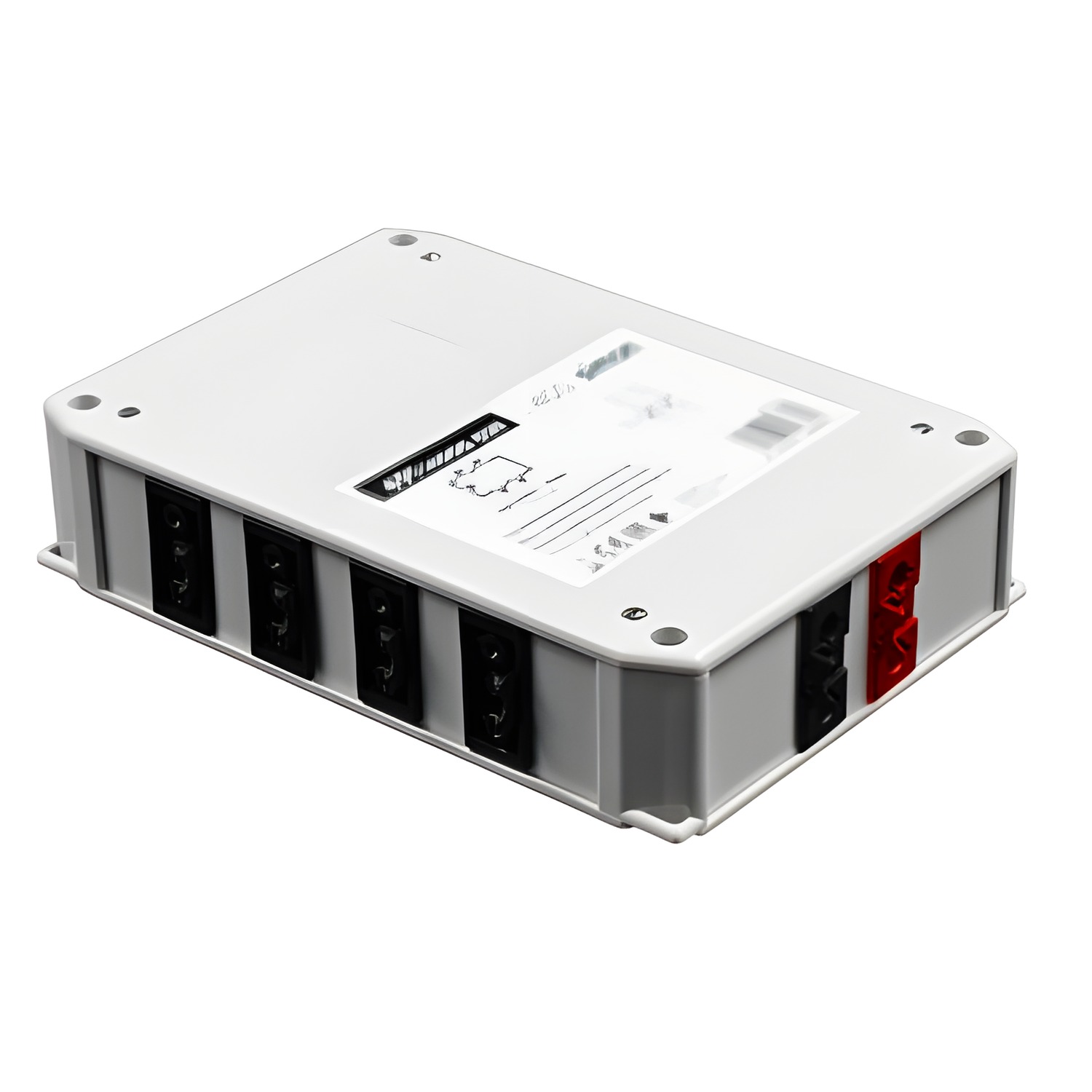 Krabice UPS 2okruh. SIMON 480 49134400-039, 1vstup GST18i+4 výstup GST18i+1vstup UPS+4 výstup UPS