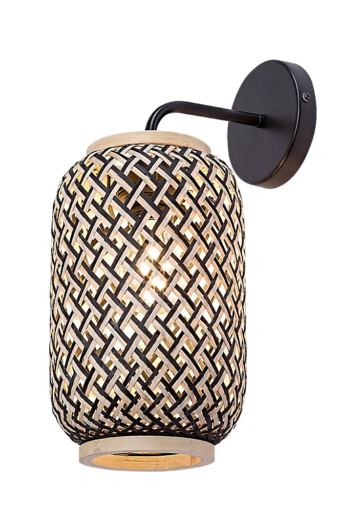Nástěnné svítidlo Adalla matná černá E27 1×40W RABALUX 71091