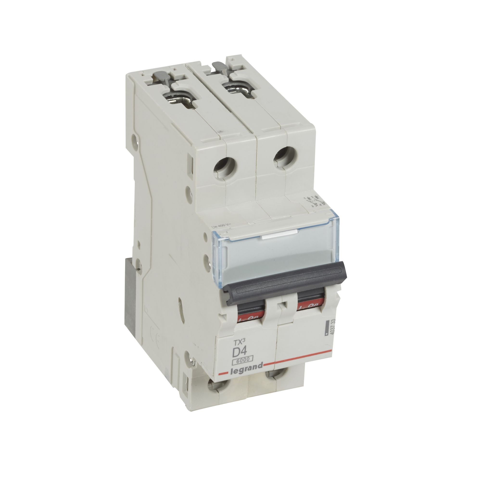 Jistič dvoupolový LEGRAND 403733 TX3 2P D4 6000A