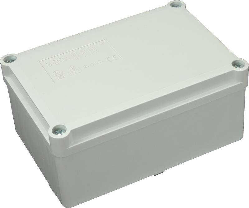 SEZ B  Krabice S-BOX 120×50×80 / hladké stěny / IP66 / šedá