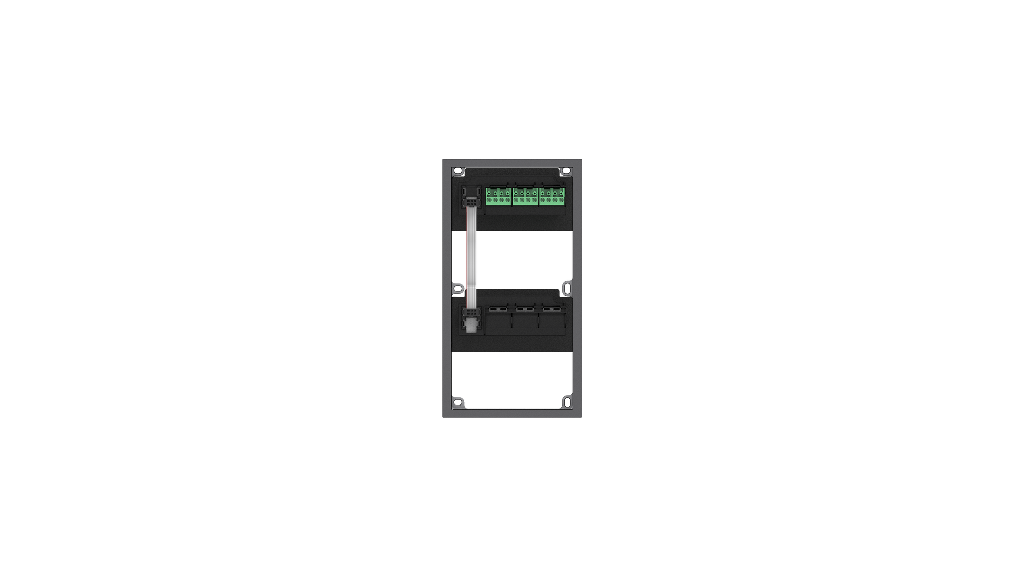 CZPHONE 5005005006 DV: GA2-S - Box na zeď pro 2 svislé moduly - pro modulární tablo v systému DV ePa