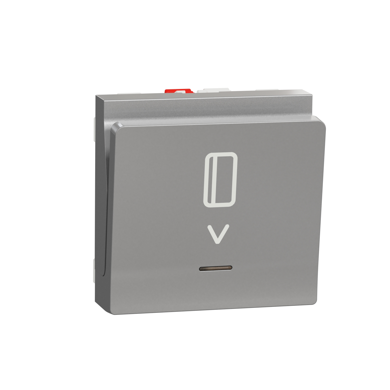 SCHN NU328330 Unica - Spínač pro hotelové karty, 2M, Aluminium