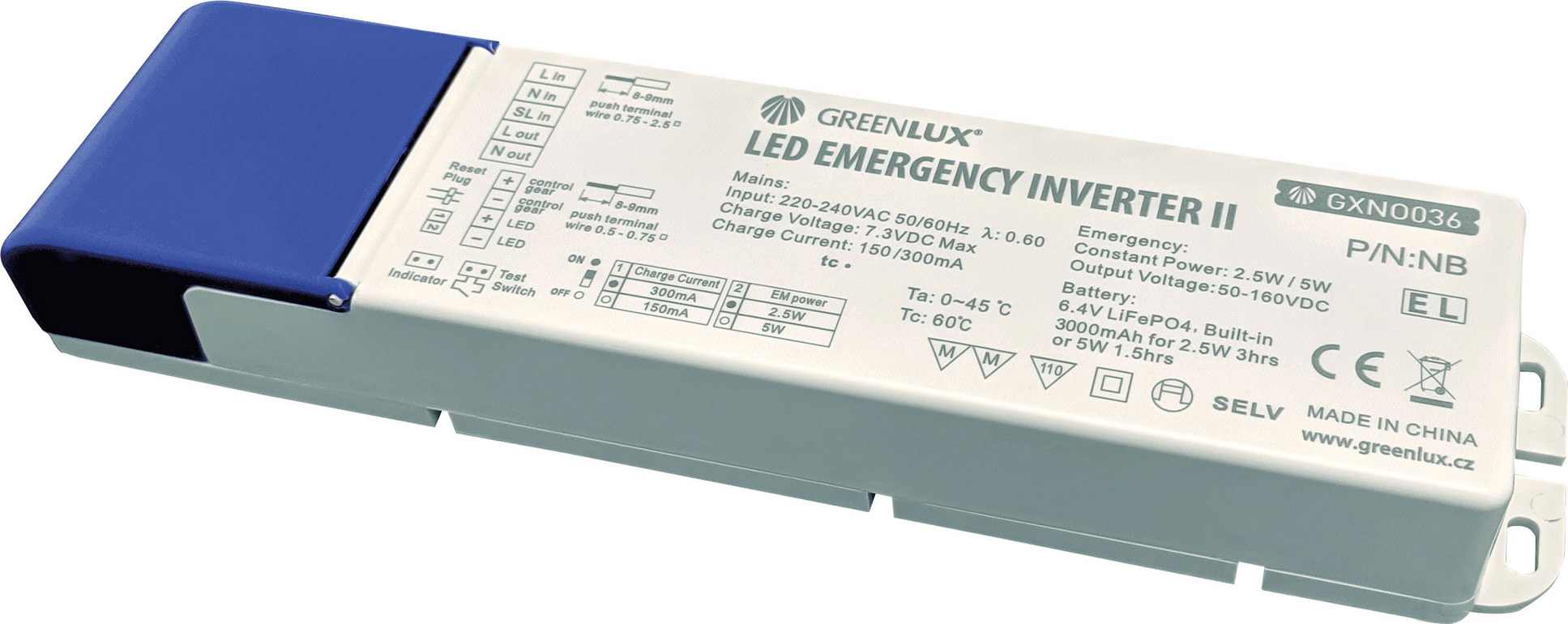 Svítidlo LED GREENLUX LED nouzové měnič II