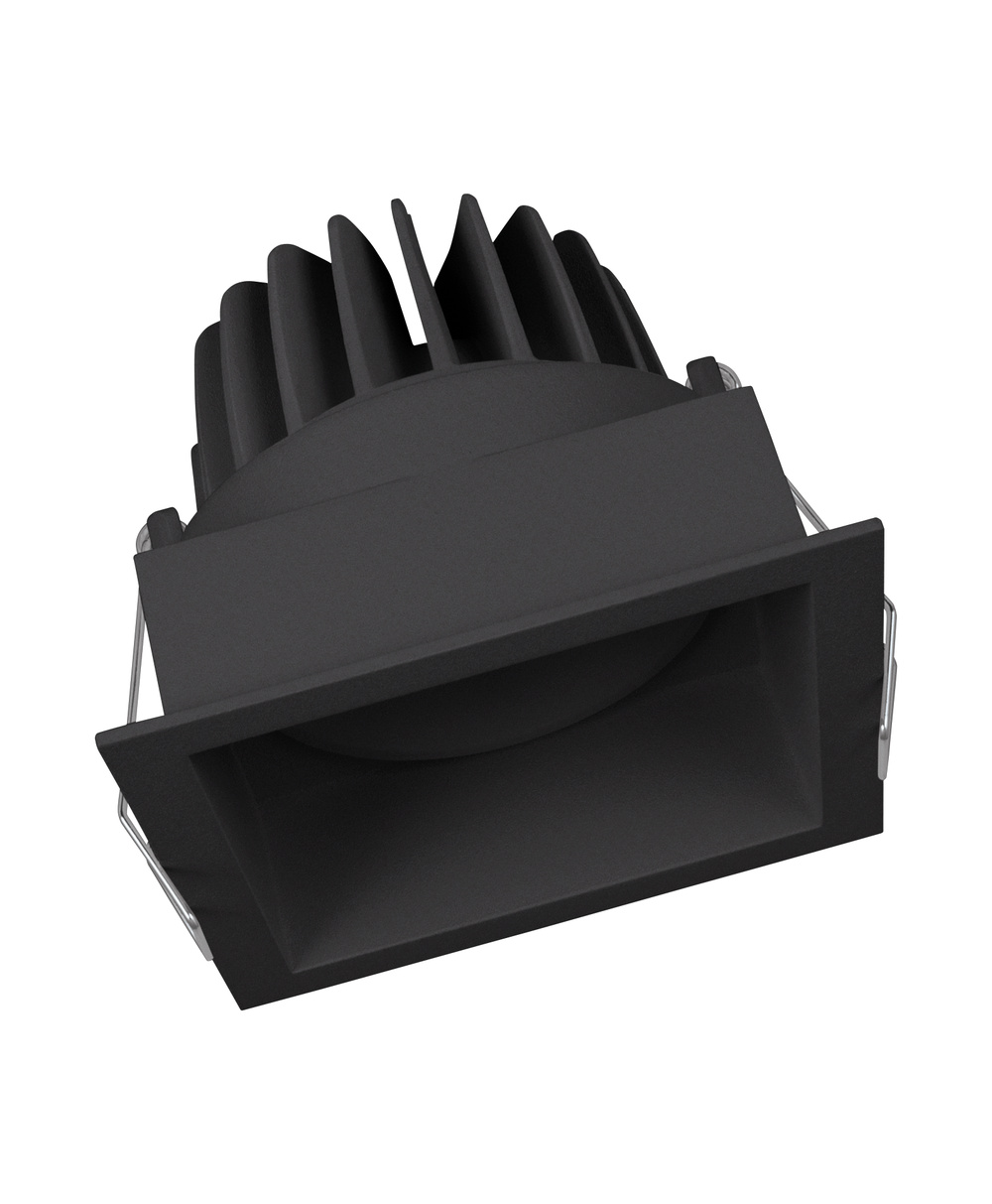 LED svítidlo spotové LEDVANCE SP SQUARE DK ADJ 8W/3000K FL BK, černá