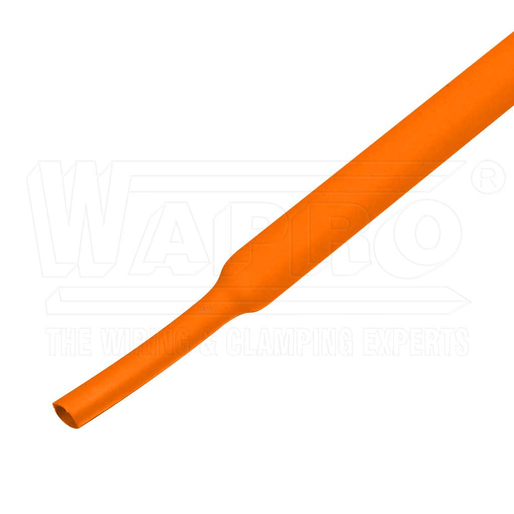 wpr6900 WST2-508-03-2 slabostěnná tepl. smršť. trubice, 2:1, 50,8 / 25,4 mm (2"), oranžová, samozháš