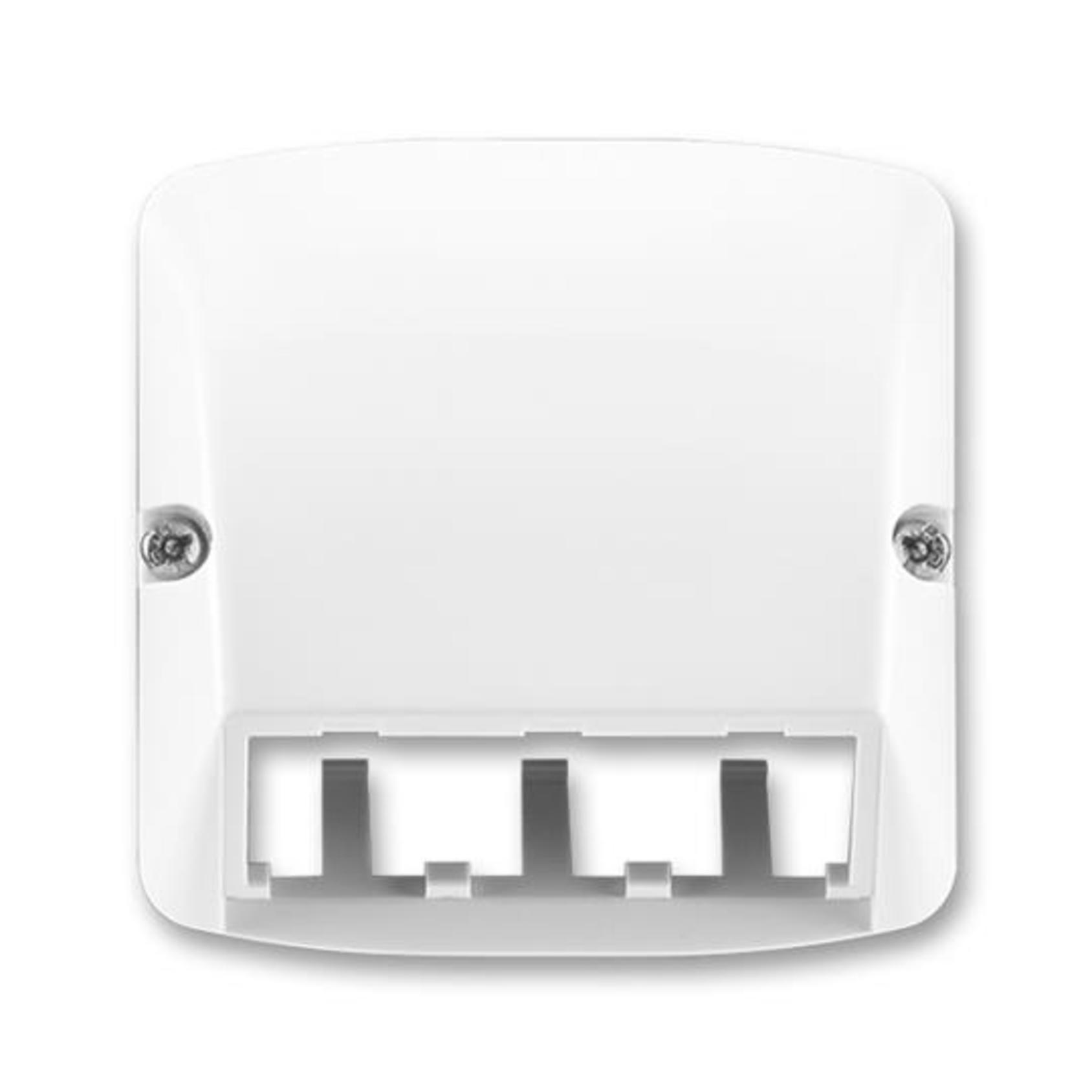 Kryt zásuvky ABB Tango 5014A-A00410 B, bílá, komunikační (pro prvky Panduit Mini-Com)