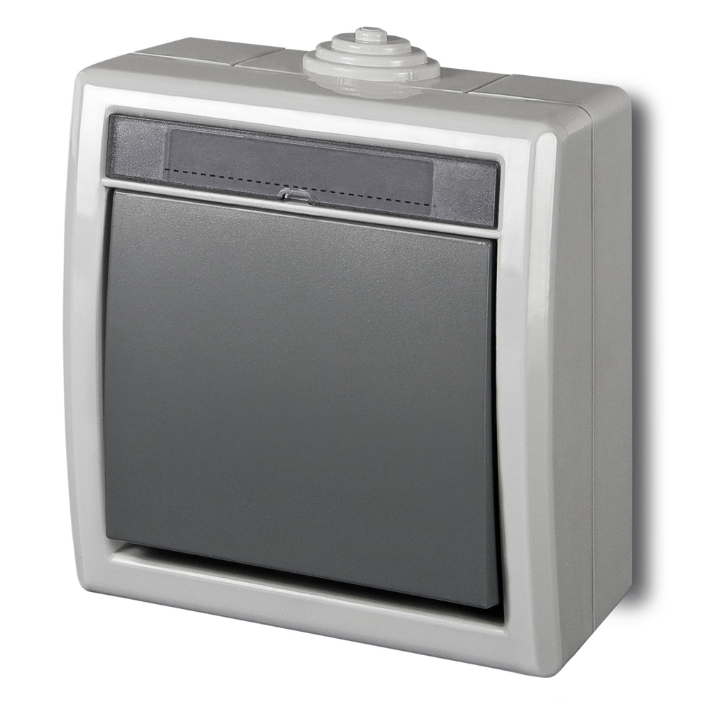 Přepínač střídavý AQUANT 5001-10, řazení 6, IP55, šedá