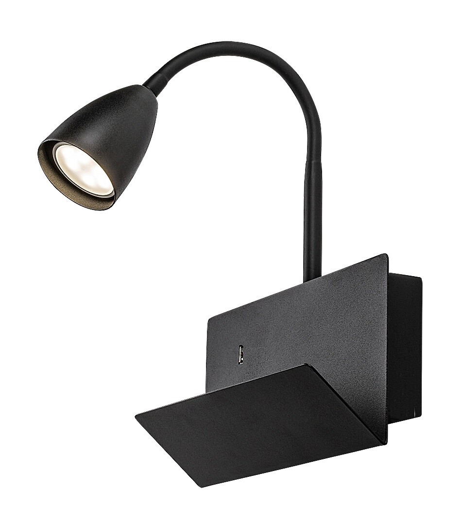 Nástěnné svítidlo Tacito černá GU10 1×25W RABALUX 71089