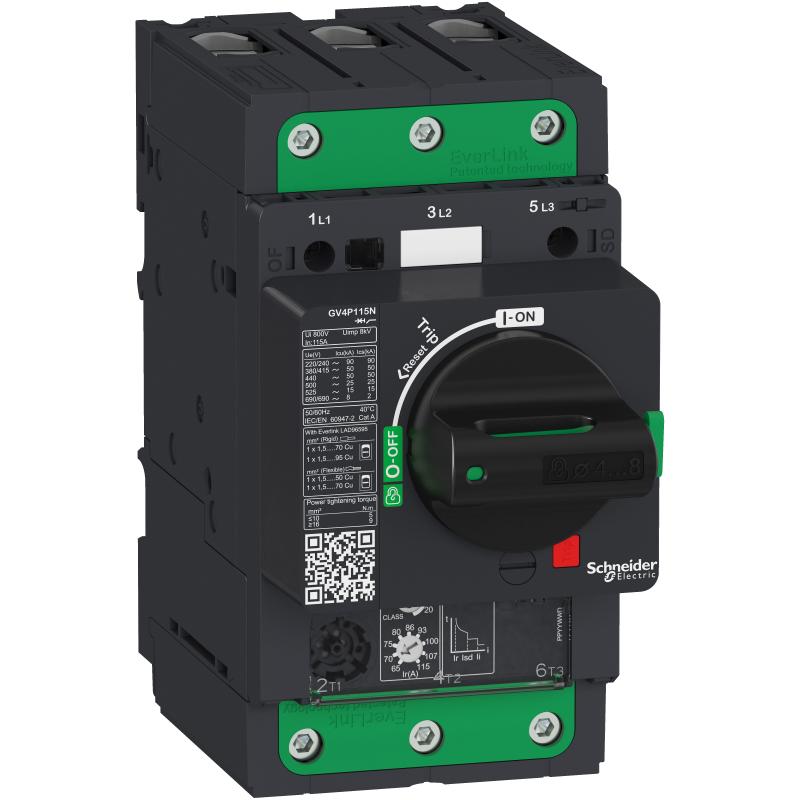 SCHN GV4P02N Motorový jistič  termo-magnetická sp. 2A 50kA Elink