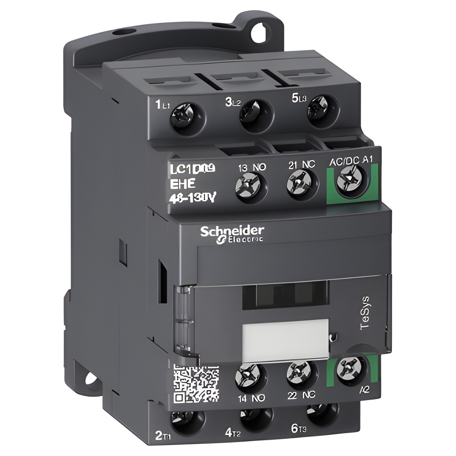 SCHN LC1D09EHE TeSys D Green 3P 9A 48 - 130V AC/DC
