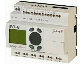 EATON 106393 EC4P-221-MRXD1 Řídicí relé easyControl, provedení s displejem, 12 DI (4 AI), 6 RO, easy