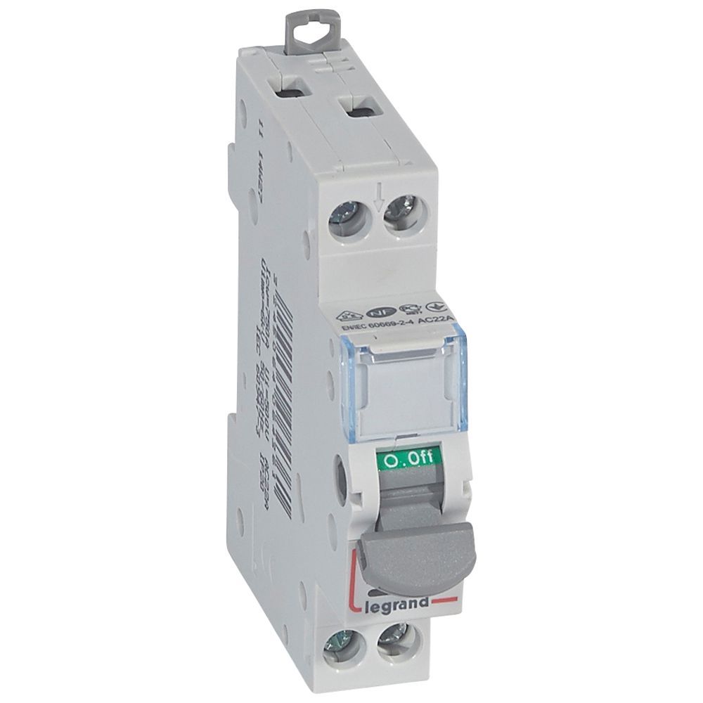 LEG 406436DX3 VYPÍNAČ 2P 20A 250V KONTR.