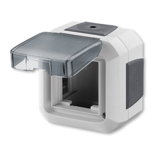 ABB 3903N-C06541 S Krabice nástěnná pro přístroje 45x45, s víčkem, pro průběž. mont., IP54 IPxx