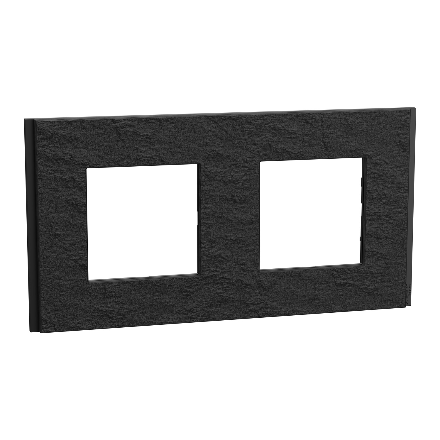 Krycí rámeček SCHN Unica Deco Materials, dvojnásobný, Slate