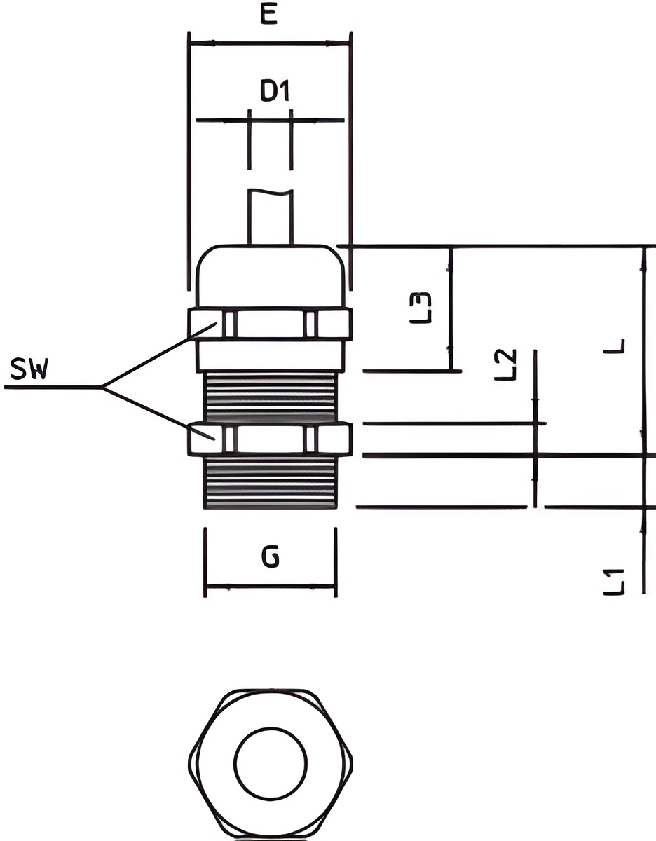 V-TEC PG7 MS Kabelová vývodka