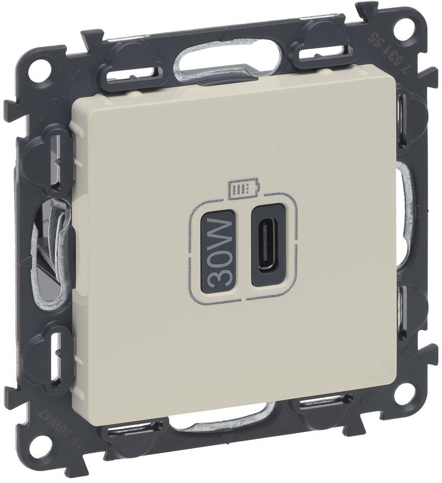 LEG 753255 VALL NABÍJEČ. USB C 30W BÉŽOVÁ