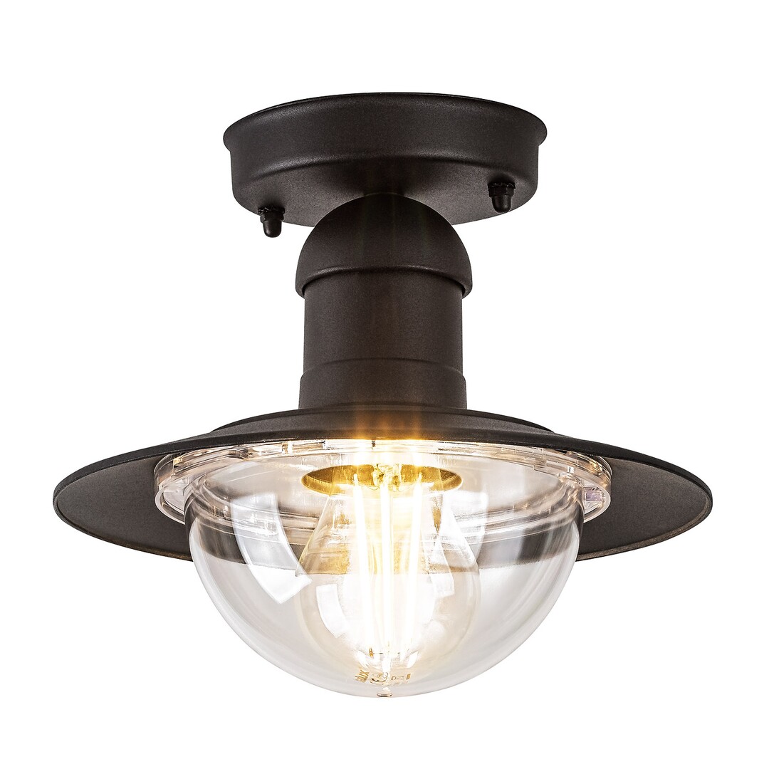 Venkovní stropní svítidlo Oslo černá E27 1×60W RABALUX 8716