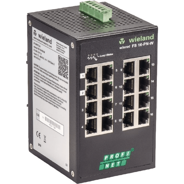 SCHM 83.040.1511.0 Ethernetový switch WIENET FS 16-PN-W