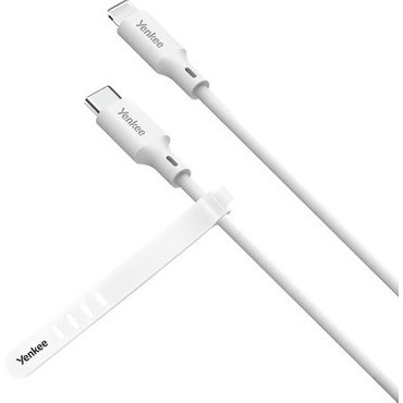 Synchronizační a nabíjecí kabel YENKEE USB C – MFi Lightning SILIC