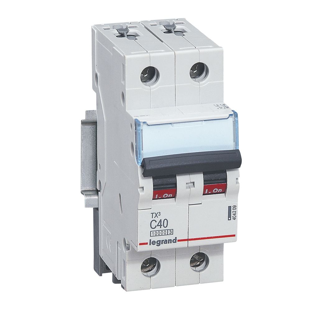 Jistič dvoupolový LEGRAND 404209 TX3 2P C40 10000A