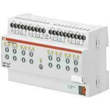 ABB 2CDG110126R0011 KNX Řadový žaluziový akční člen 8násobný, 230 V AC, detekce pohybu a man. ovládá