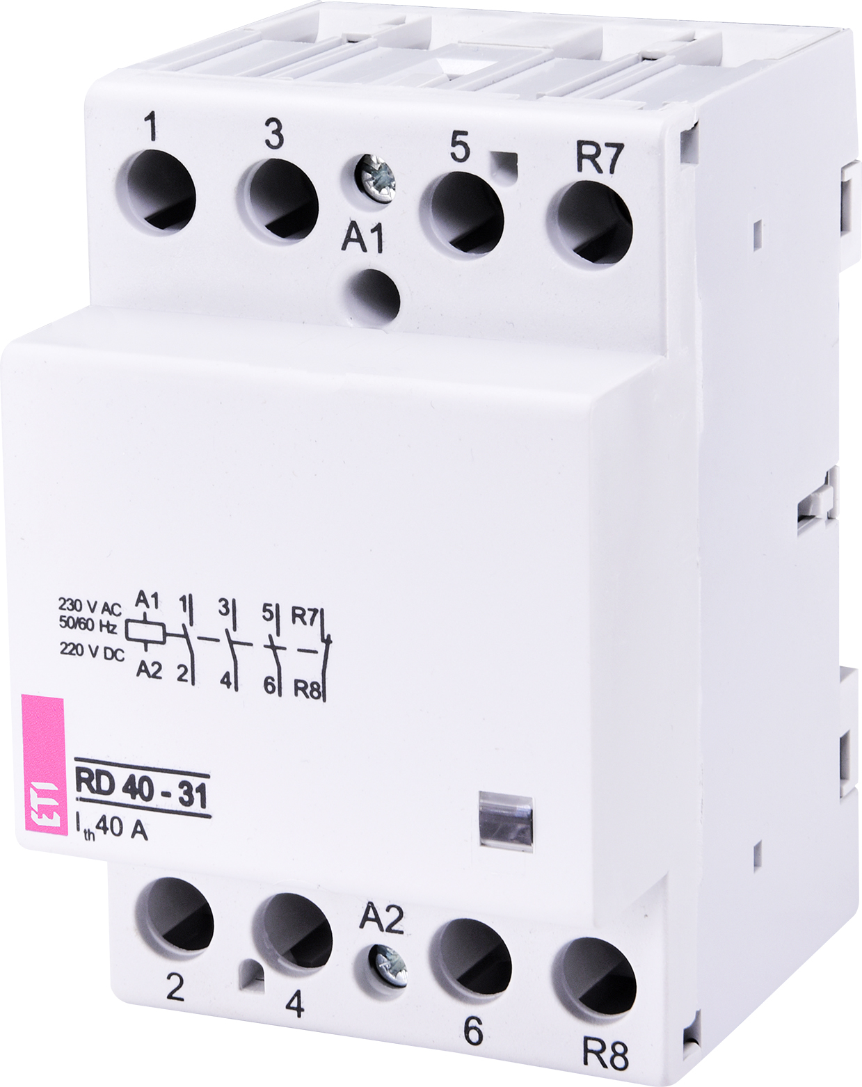 ETI 002464020 modulární stykač, RD 40-31-230V AC/DC