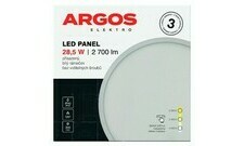 Argos LED panel přisazený, kruh 28,5W 2700LM IP20 CCT - Bílá