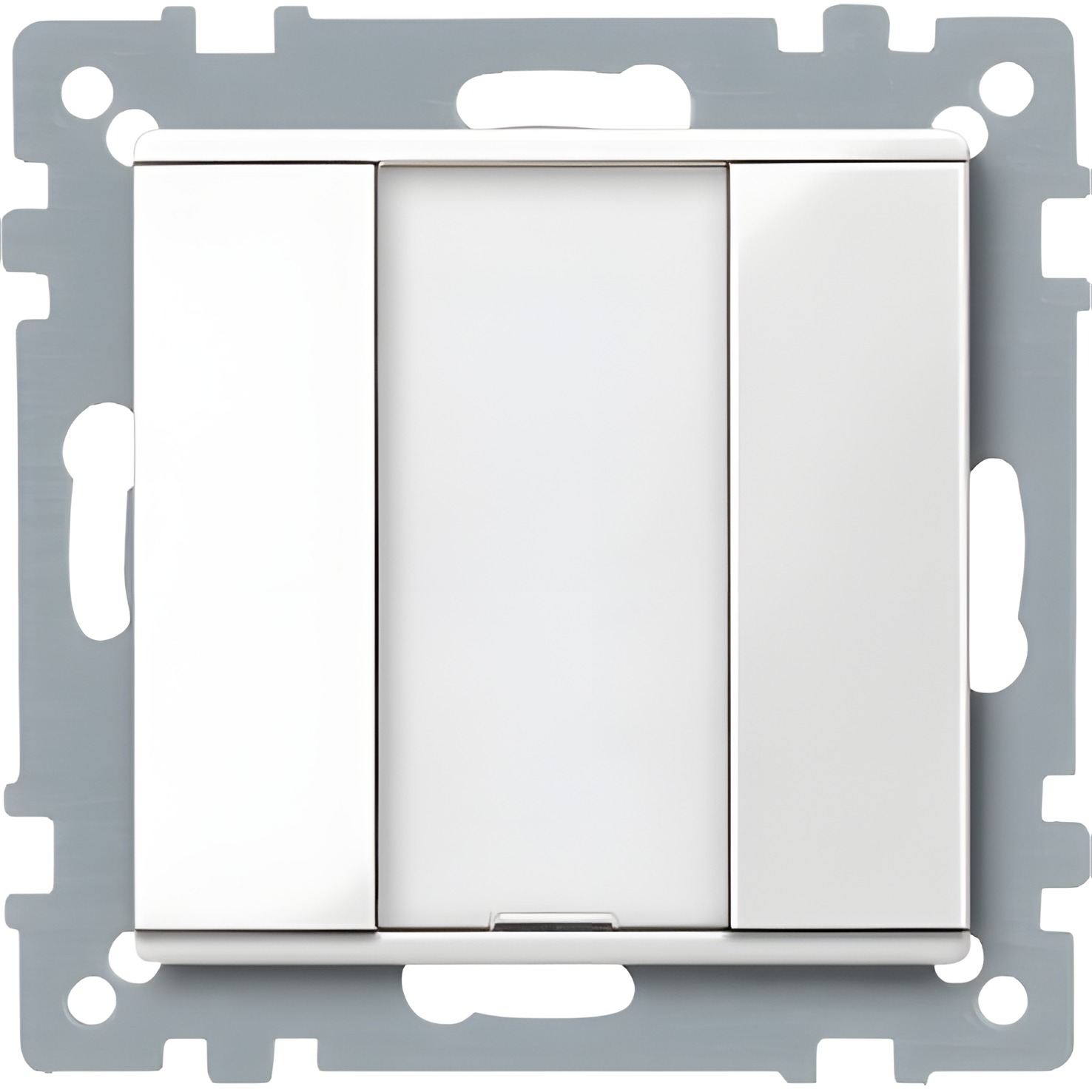 SCHN MTN617119 KNX tlač. panel 1-násobný plus, Polar, System M
