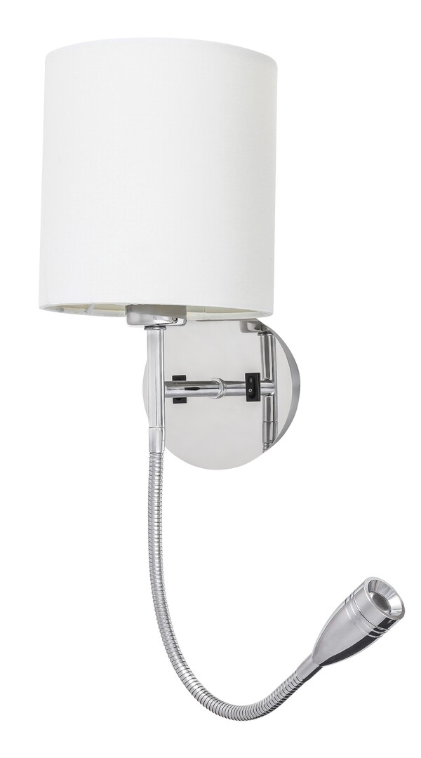 Nástěnné svítidlo Larkin chromová E27 1×40W RABALUX 6529