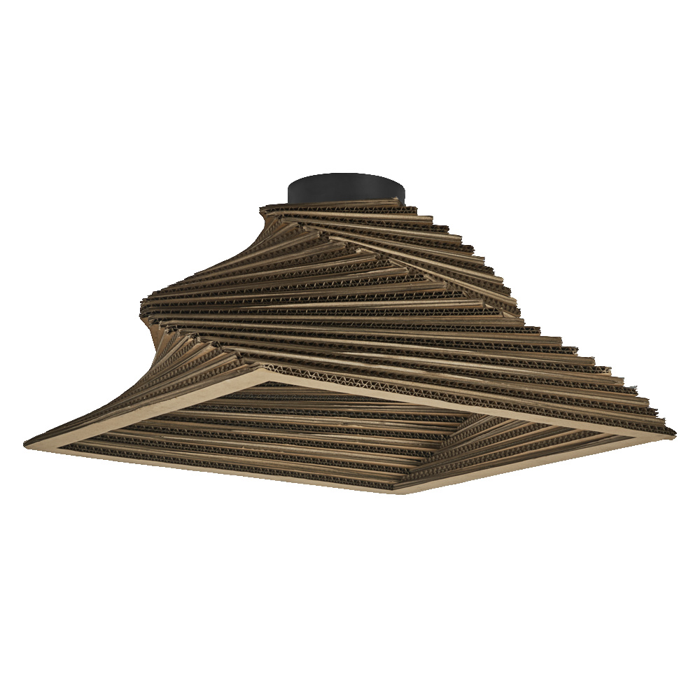 LED svítidlo dekorativní LEDVANCE DECOR CARDBOARD SQUARE CLG TURN E27