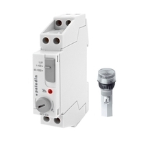 EL 1008163 Spínač soumrakový PALADIN 923501, 1-1000lux, 16A, s ext. čidlem (16mm), IP65, šedý, na DI