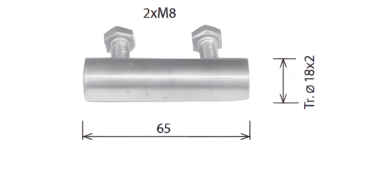 Svorka zkušební KOVO 23771 SZ trubková, nerez