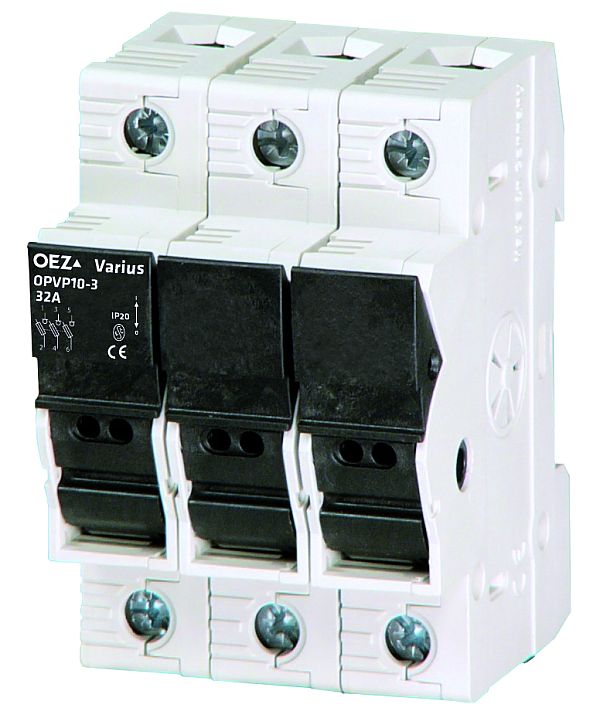 Odpínač válcových pojistek OEZ OPVP10-3-S 10x38 3P