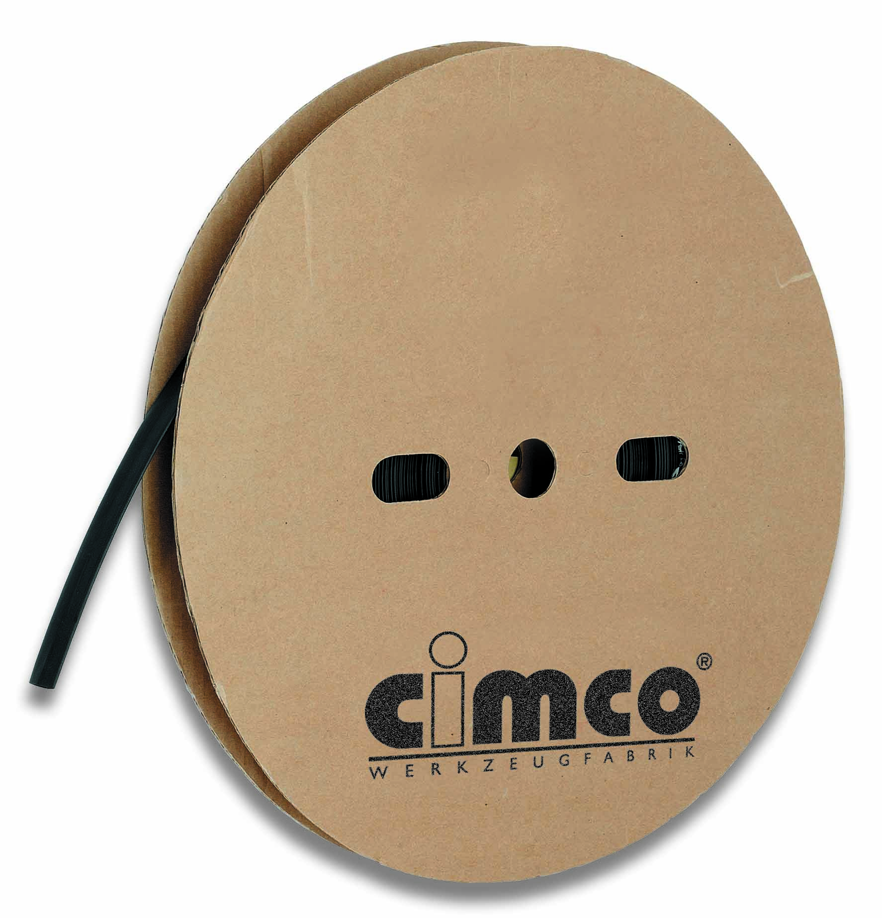 CIMCO 184002 Smršťovací návlek  2:1 černý 0,5 - 1,1 mm (200 m)