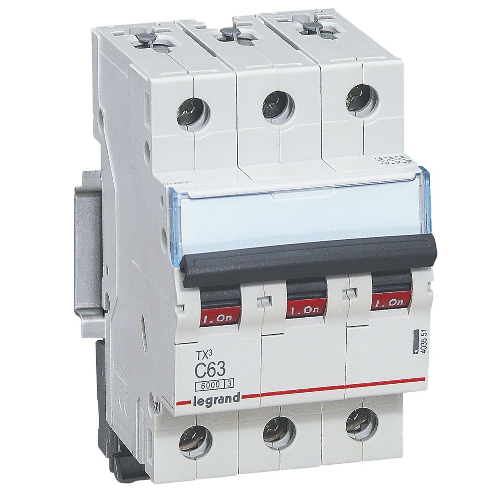 Jistič třípolový LEGRAND 403551 TX3 3P C63 6000A