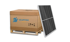 FVE panel LEAPTON 650Wp stříbrný rám - paleta / 31 ks