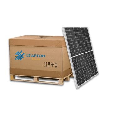 FVE panel LEAPTON 650Wp stříbrný rám - paleta / 31 ks
