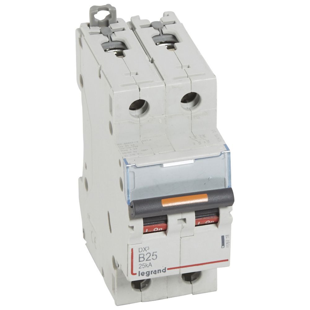 Jistič dvoupolový LEGRAND 409718 DX3 2P B25 25KA