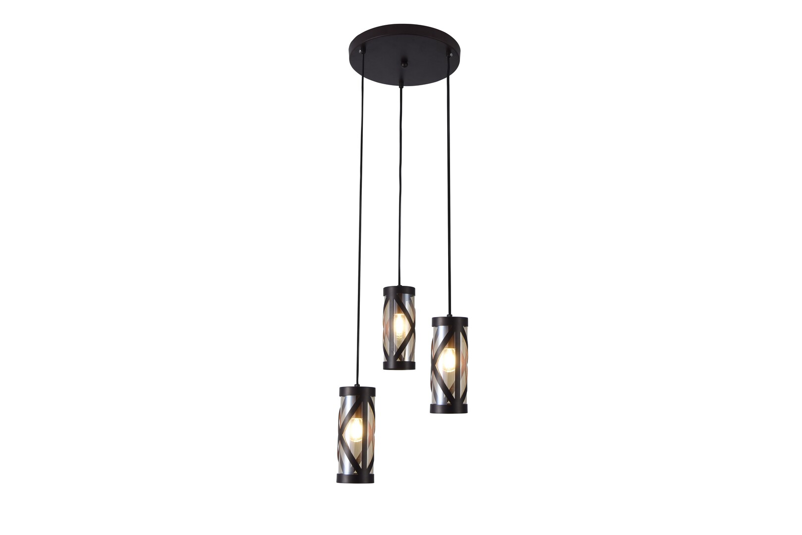 Závěsné svítidlo Oberon hnědá E14 3×40W RABALUX 5339