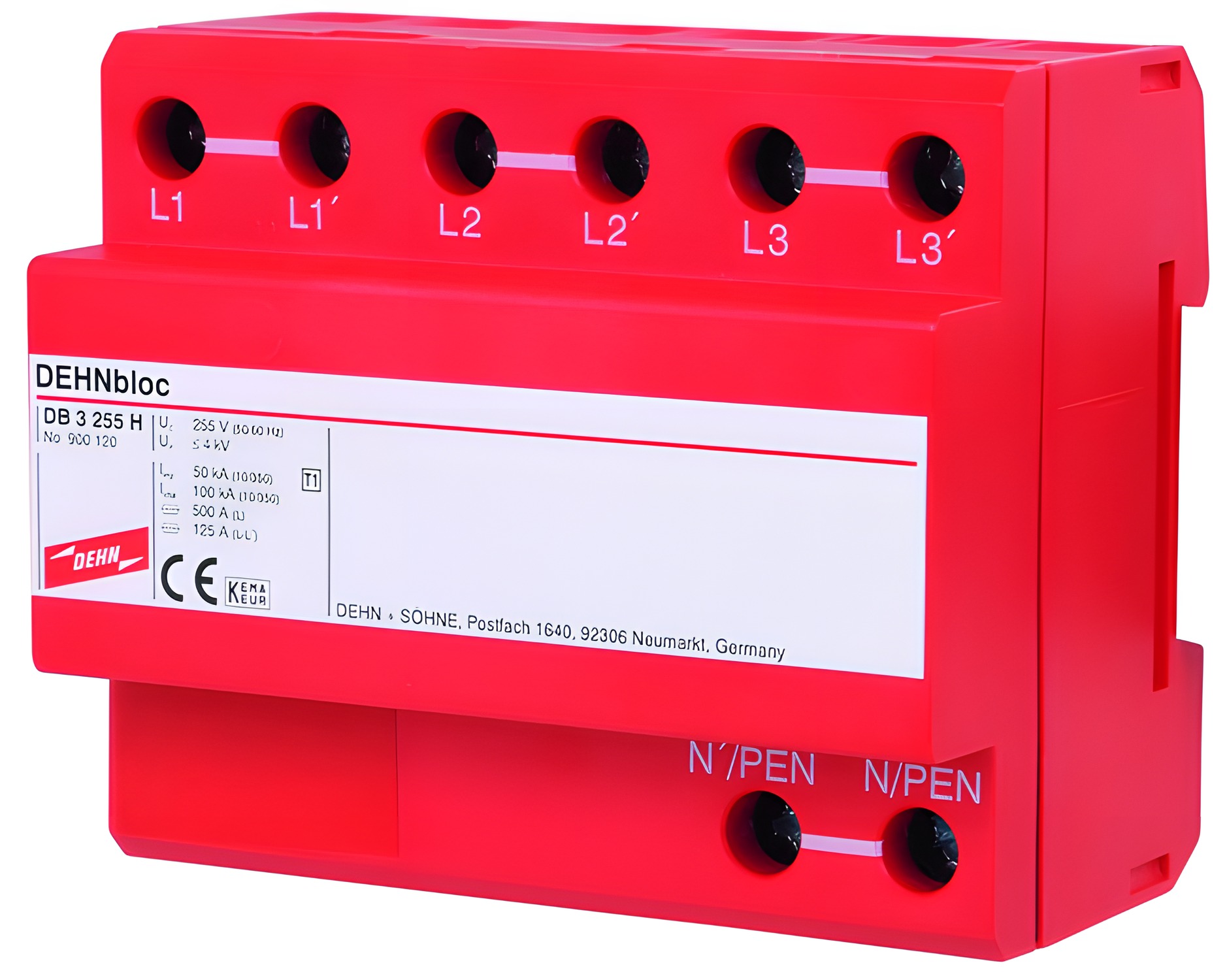 DEHN 900120  Svodič bleskových proudů bloc 3 DEHN DEHN