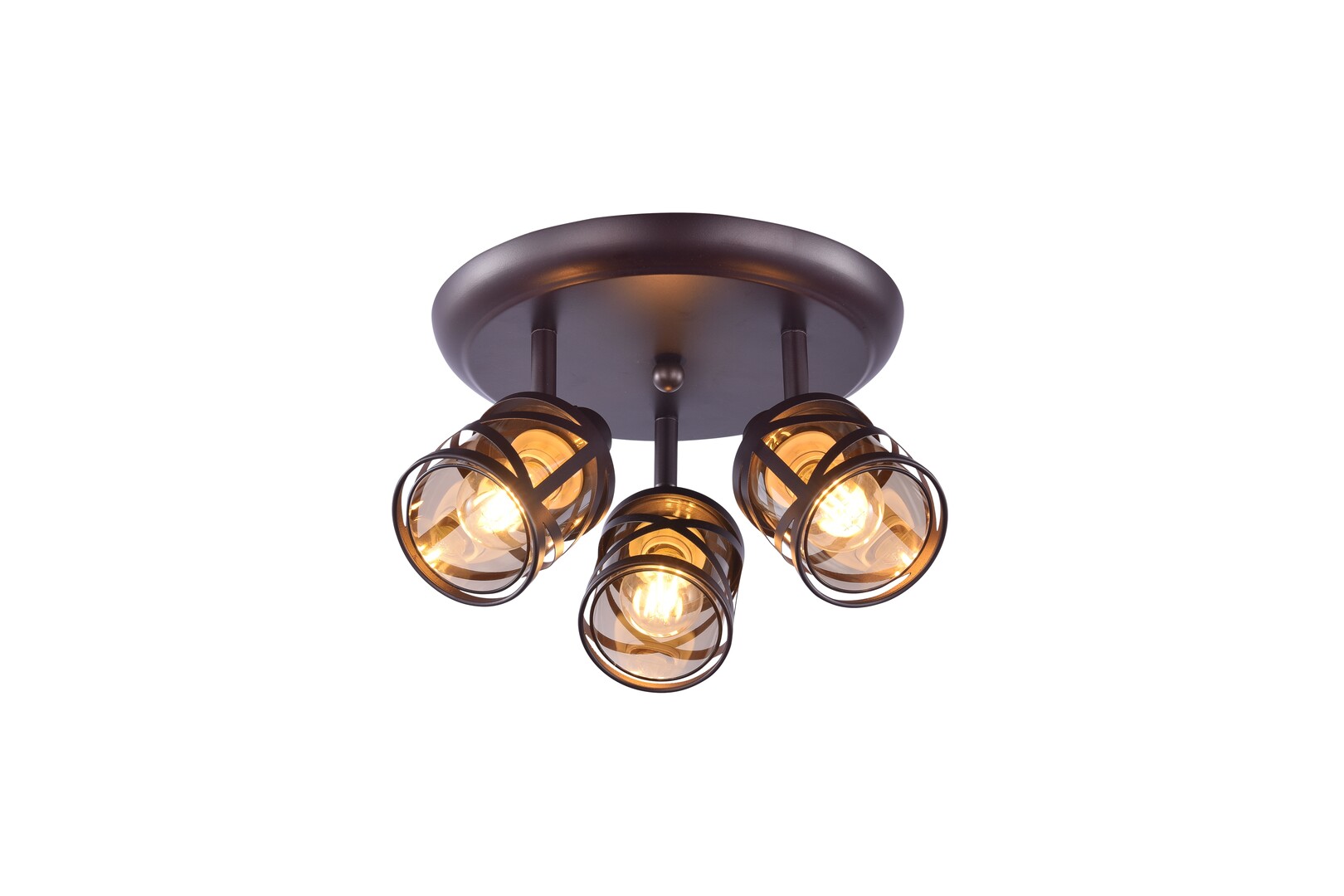 Bodové svítidlo Oberon hnědá E14 3×40W RABALUX 5337